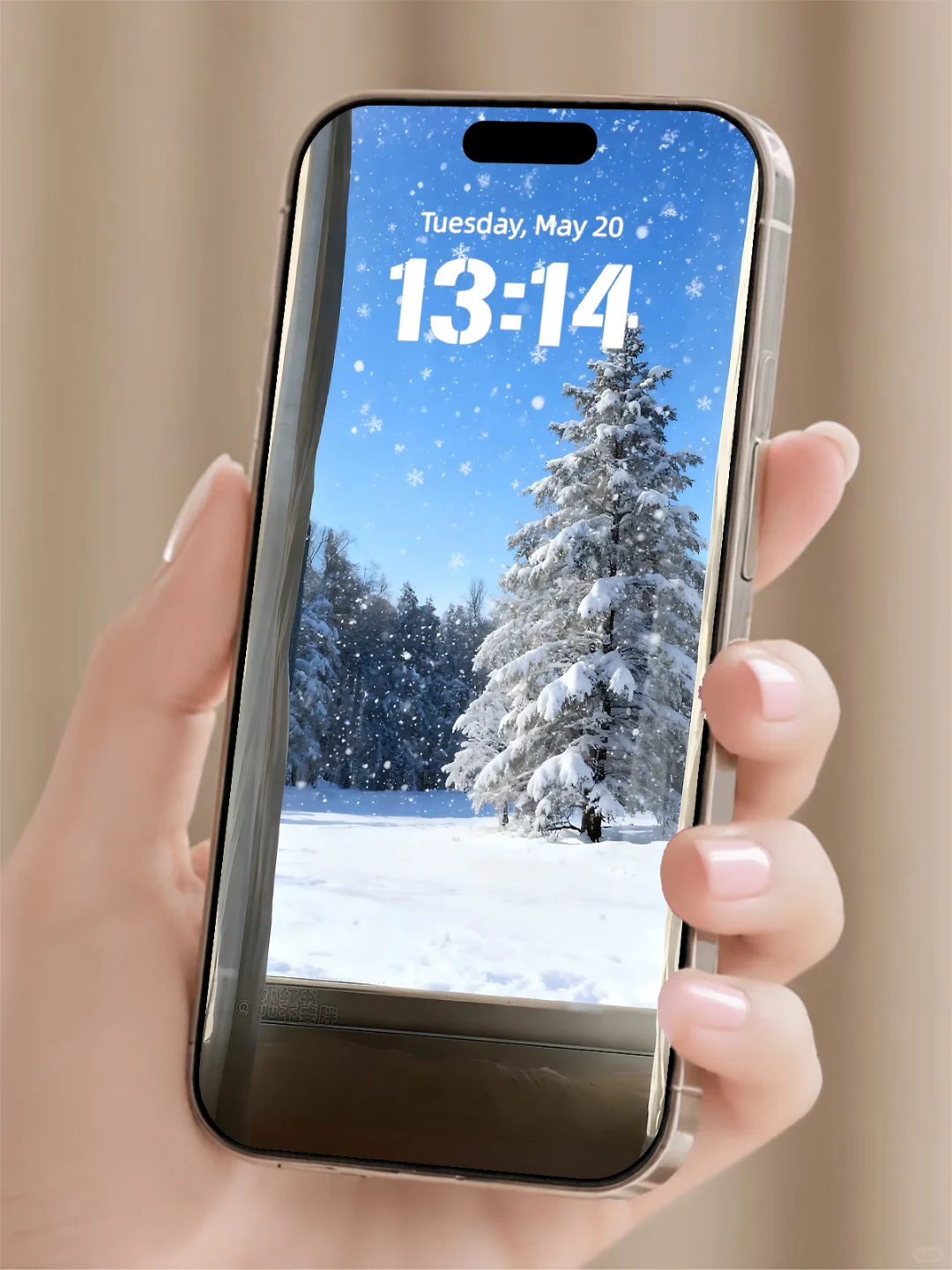 Z172 冬天氛围感拉满的壁纸｜窗外雪景壁纸