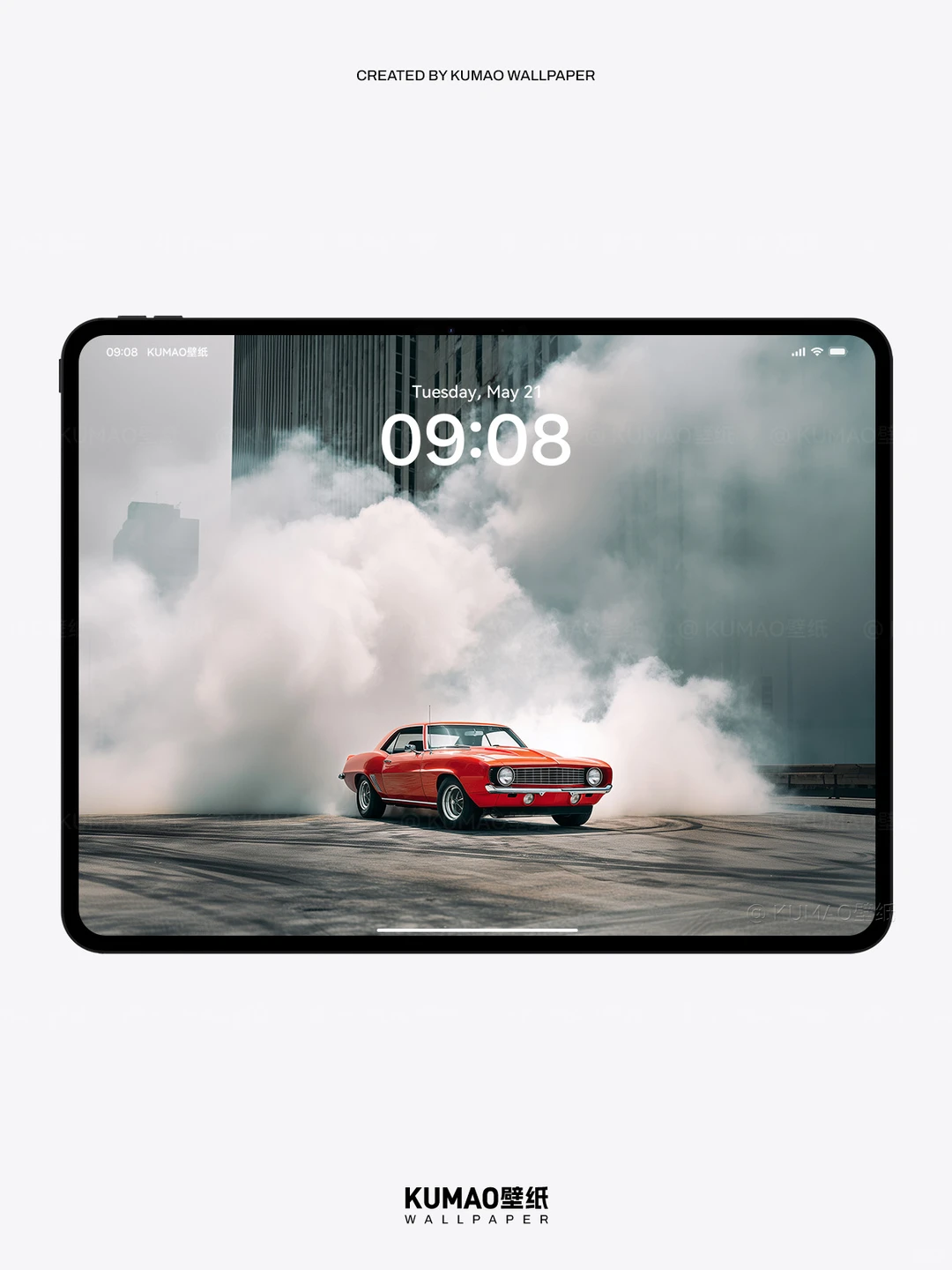 复古跑车｜烧胎烟浪的极致氛围｜潮流壁纸