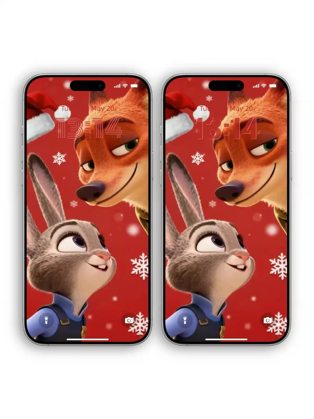 圣诞尼克朱迪对视动态壁纸甜到跺脚🎄651