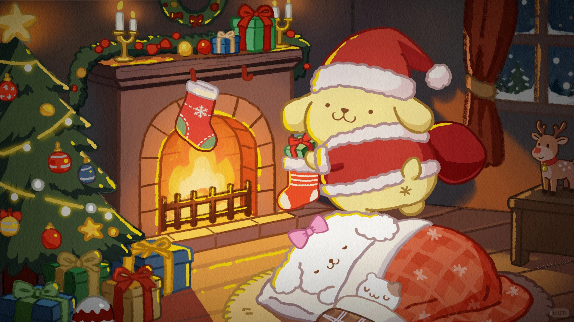 布丁狗圣诞情头壁纸（2025篇）🎄