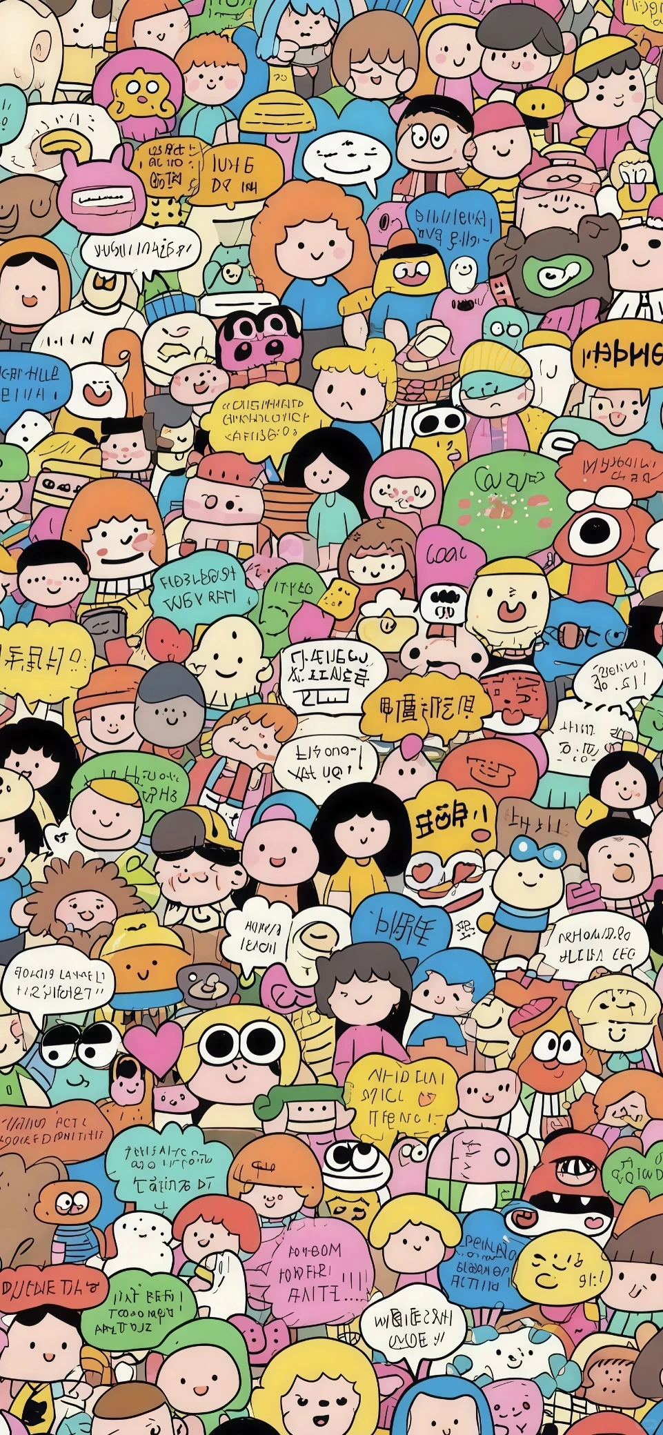 🖼️卡通可爱励志文字手机壁纸分享