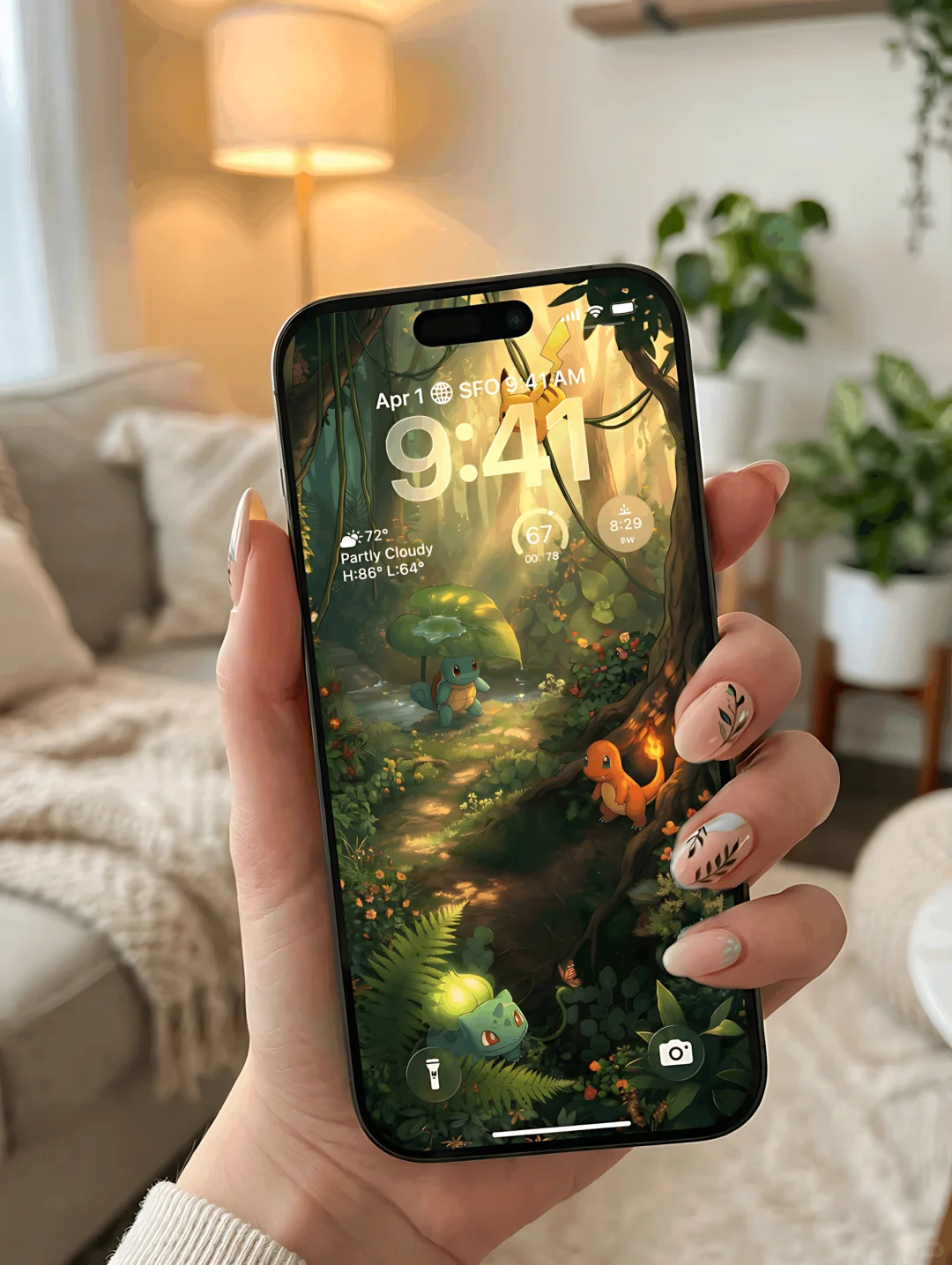 初代宝可梦的晨光🌿治愈系手机壁纸