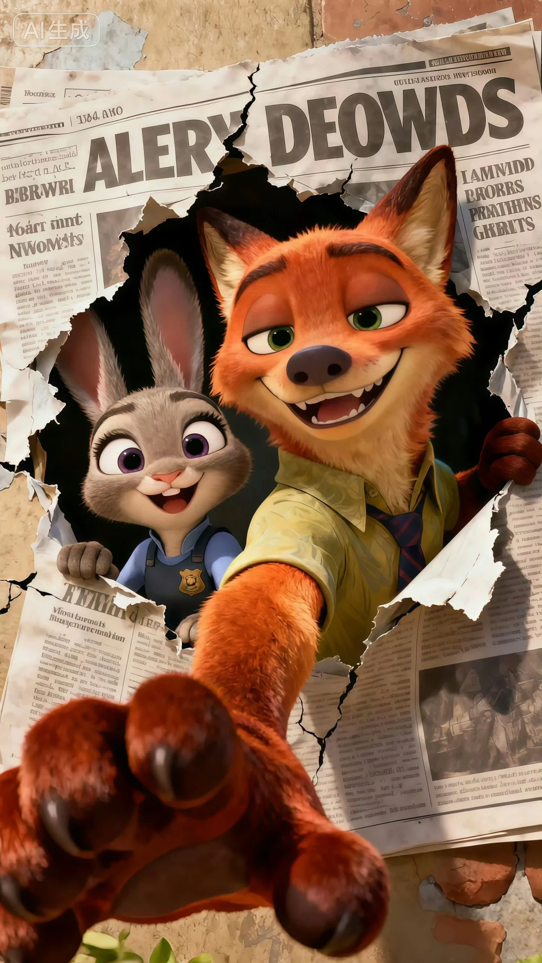 Share｜没电也要存的疯狂动物城壁纸！！