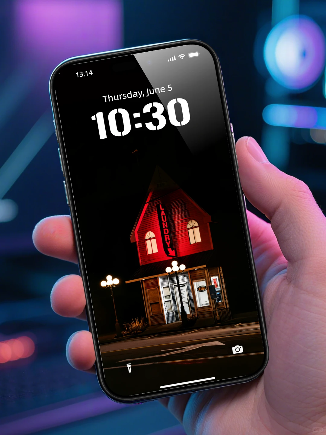 高清壁纸｜霓虹小屋｜035