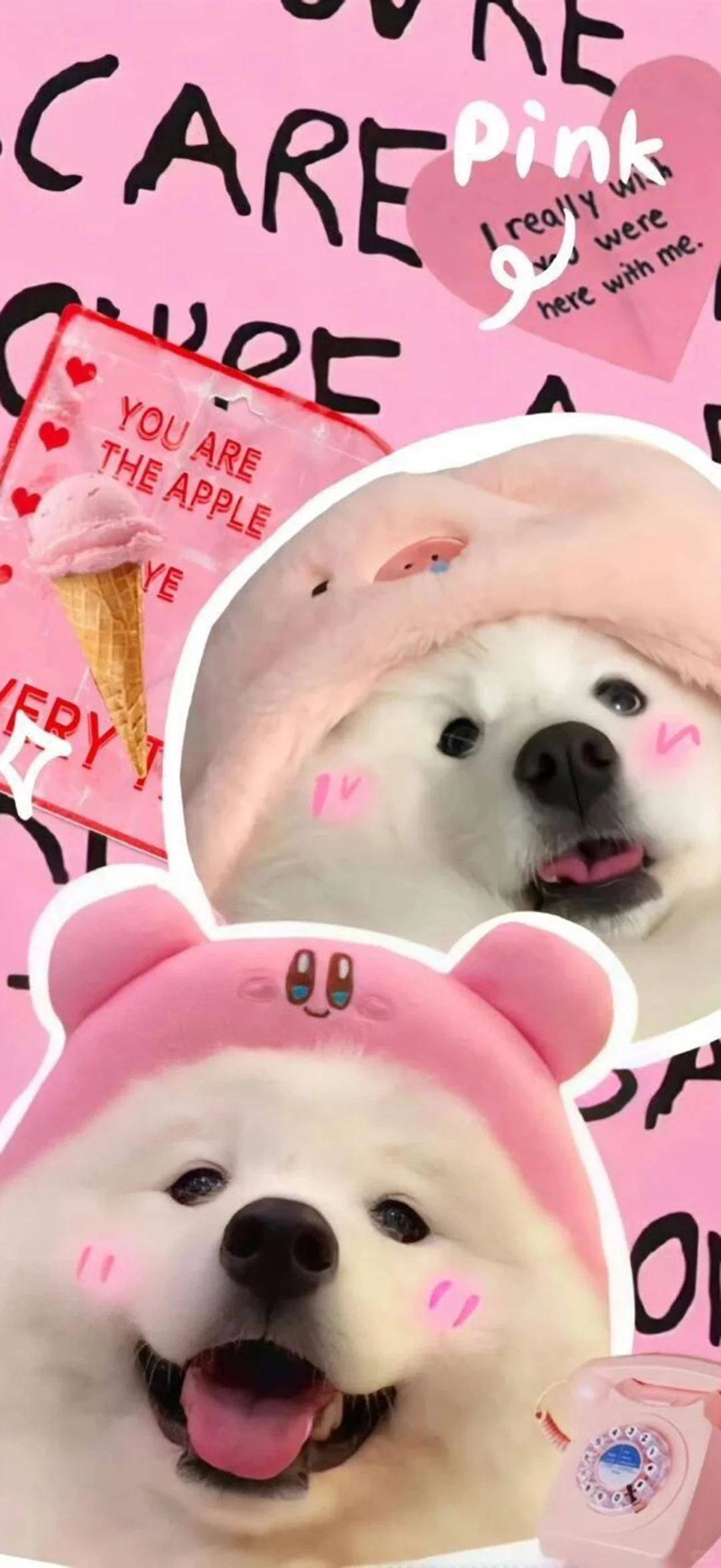 可爱狗狗壁纸～萌宠壁纸～涂鸦手机壁纸