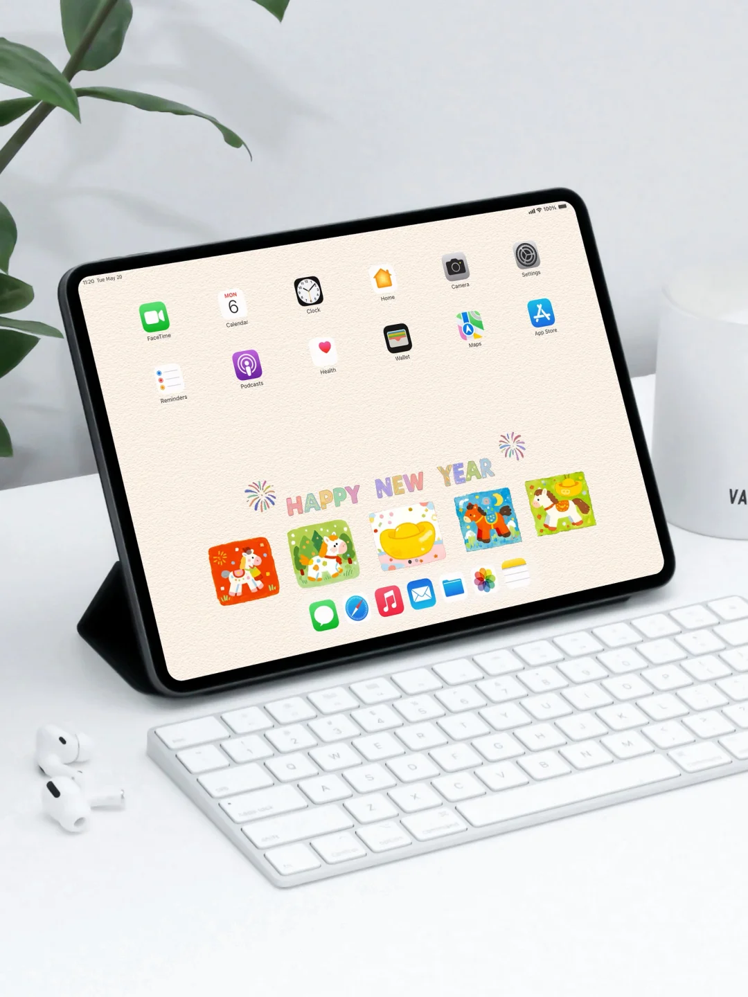 2026马年新年快乐|平板壁纸|119