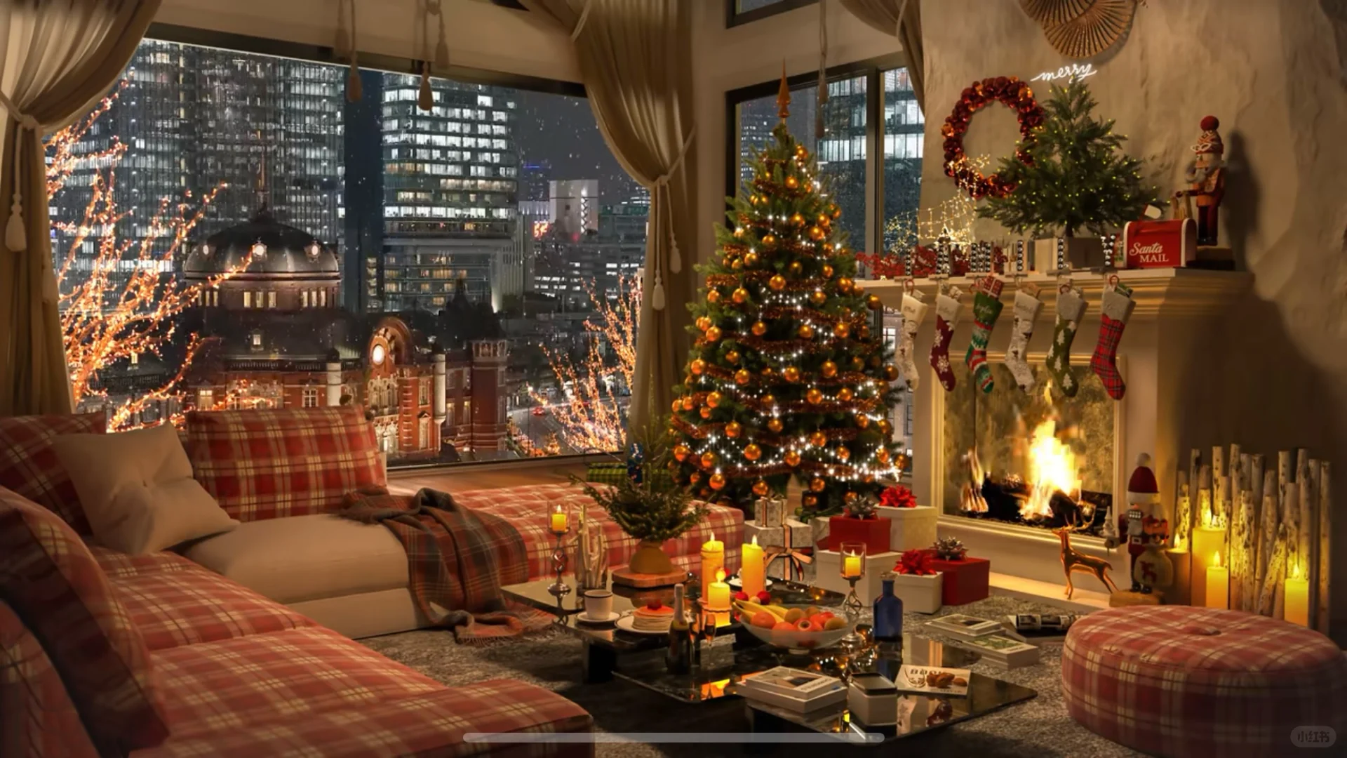 适合plog博主圣诞ins风壁纸来啦～～请自取🤌