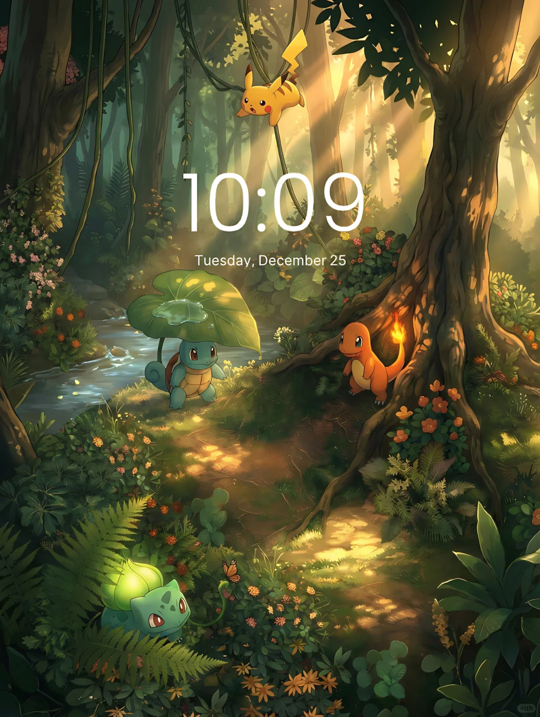 初代宝可梦的晨光🌿治愈系手机壁纸