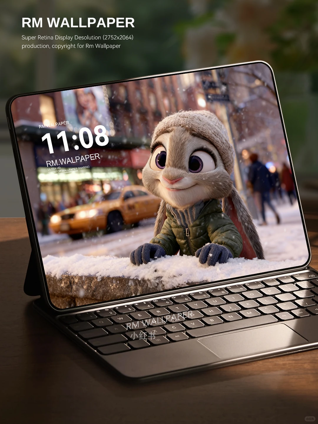 422｜下雪的时候享受 高清iPad Pro锁屏保护