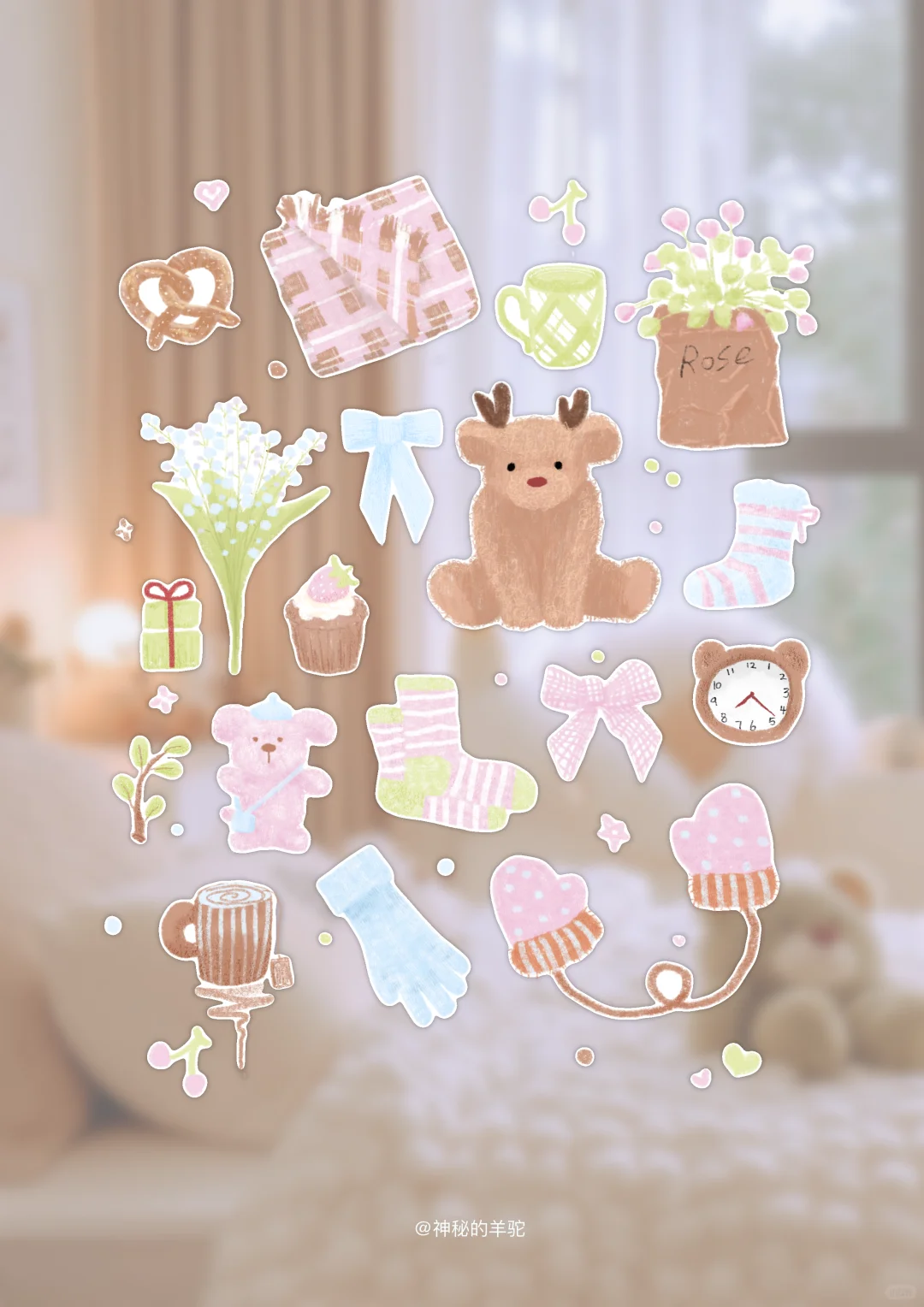 一些小物件 做成贴纸怎么样？