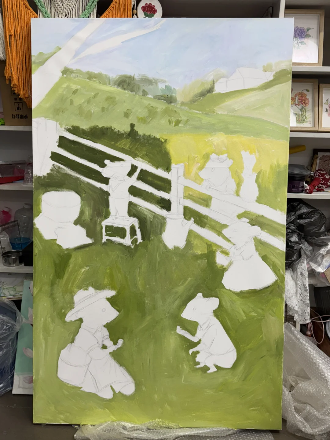 画完喽，在小县城画室里水平怎么样？沭阳画室