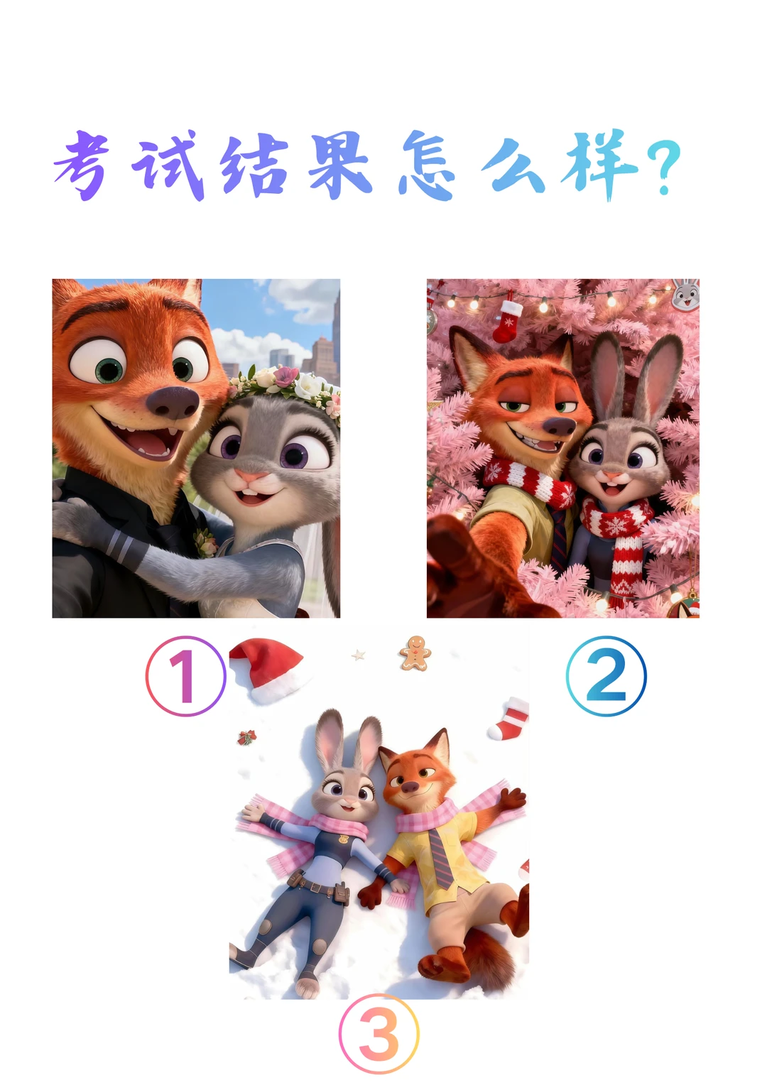 考试结果怎么样？～解析