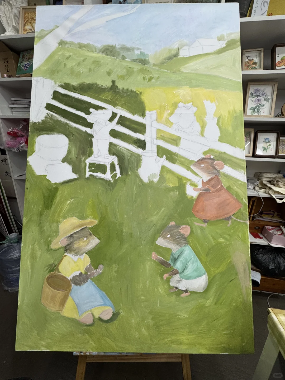 画完喽，在小县城画室里水平怎么样？沭阳画室