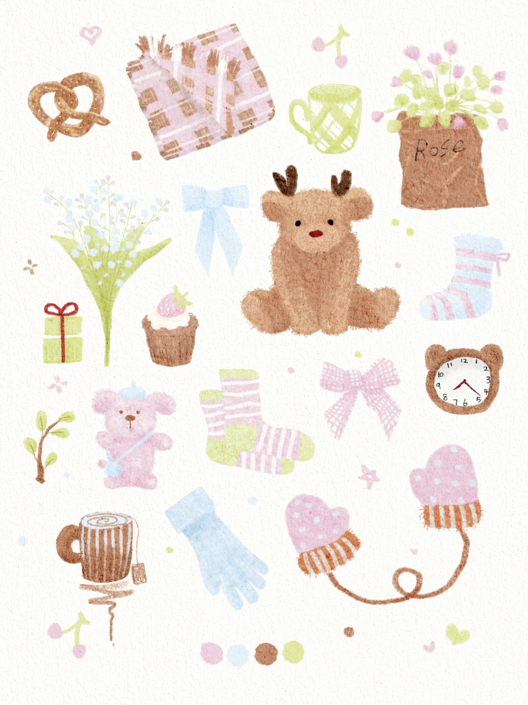 一些小物件 做成贴纸怎么样？