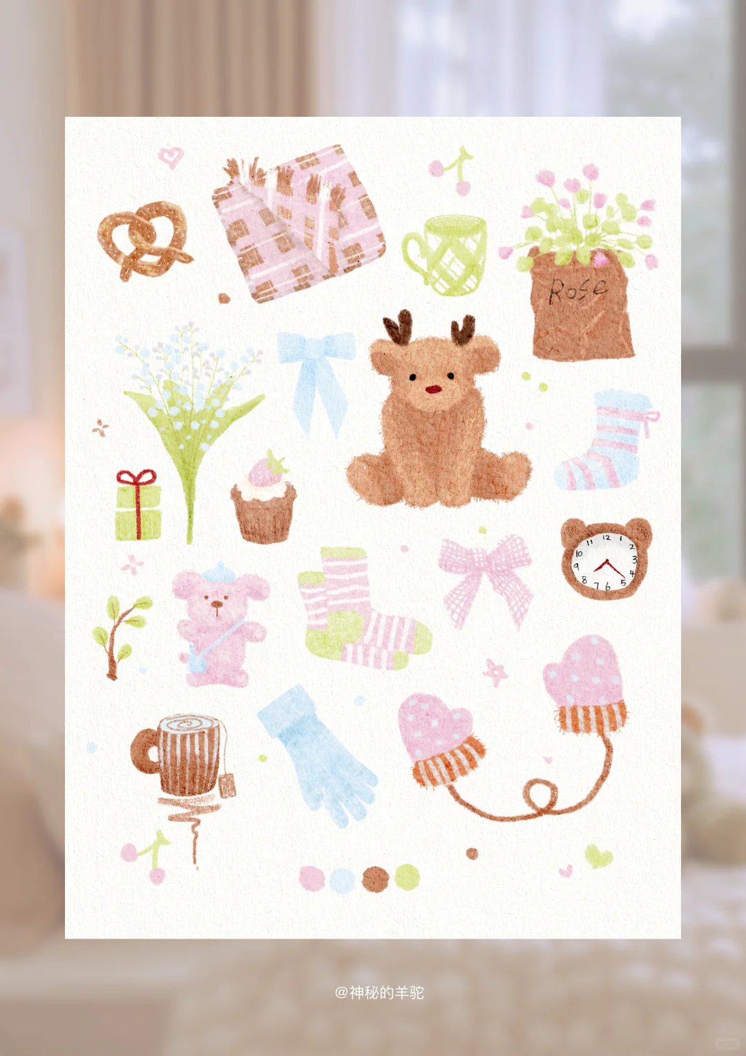 一些小物件 做成贴纸怎么样？