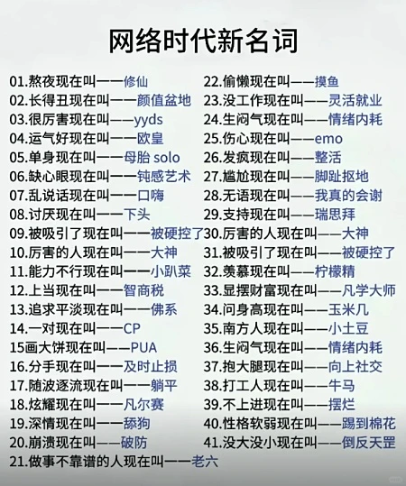 2025网络新名词