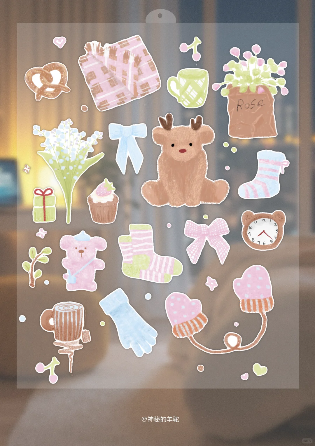 一些小物件 做成贴纸怎么样？