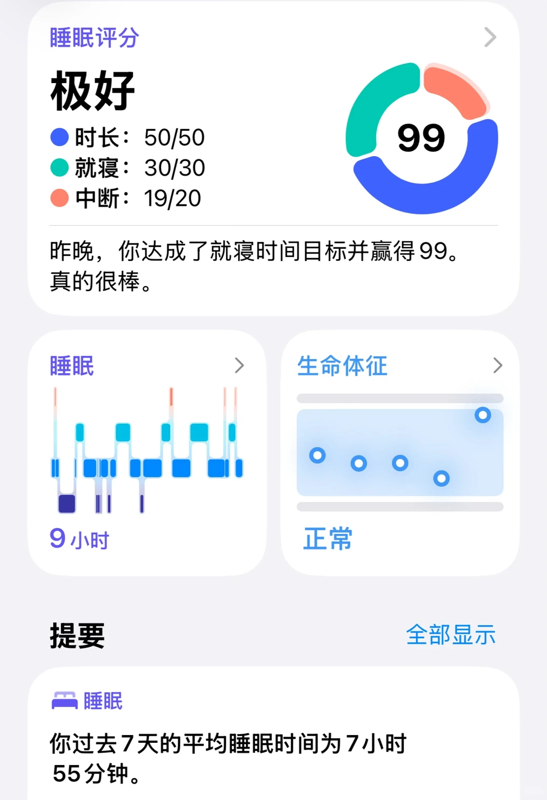 比昨天好了，但为什么睡眠还不是满分