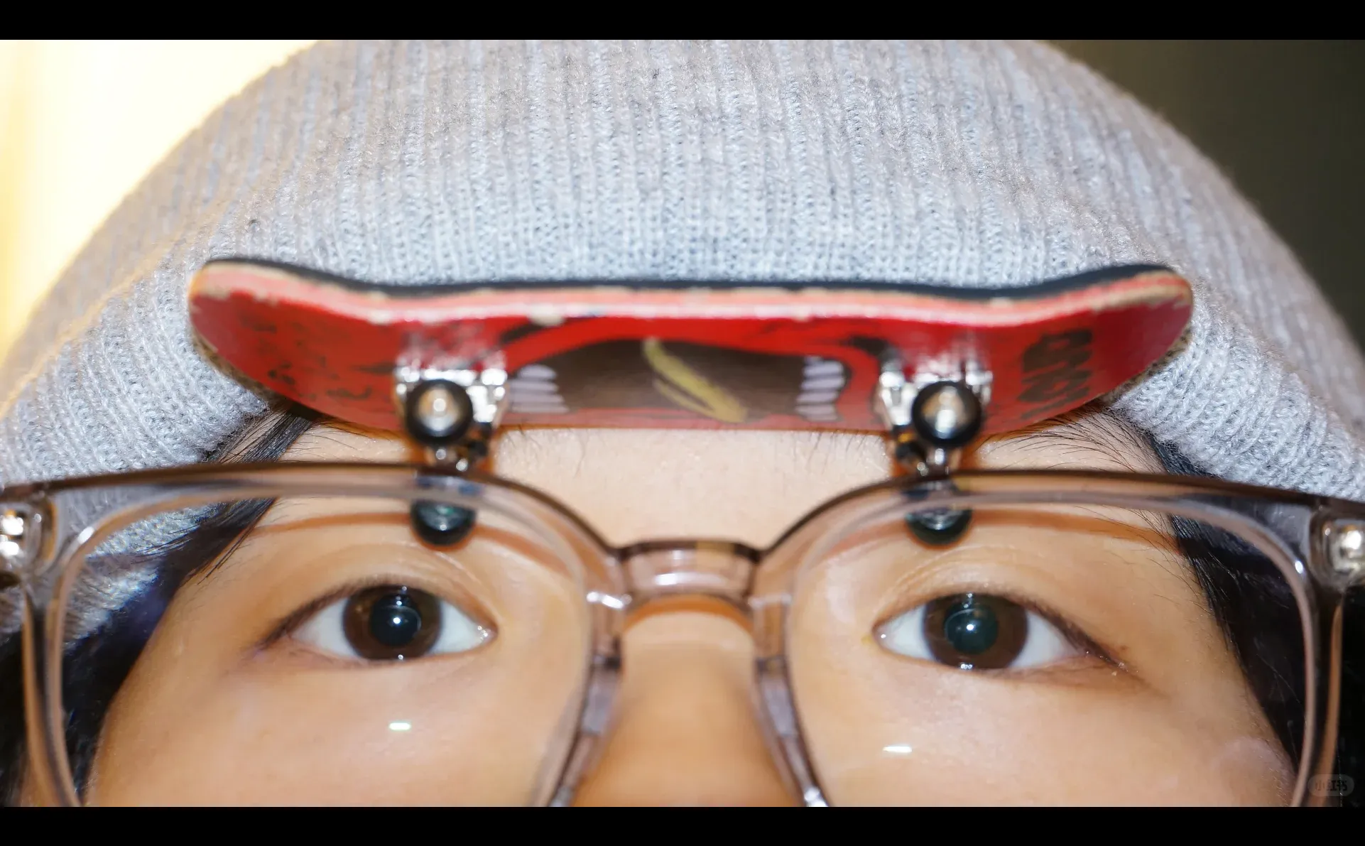 眼镜上的5050，有点儿意思