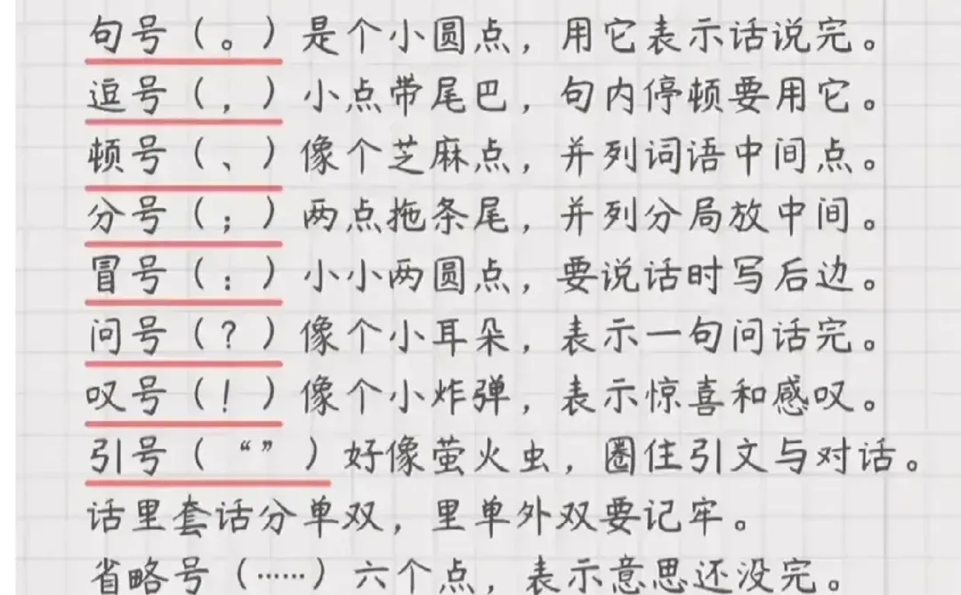 一年级语文上册全册期末句子仿写