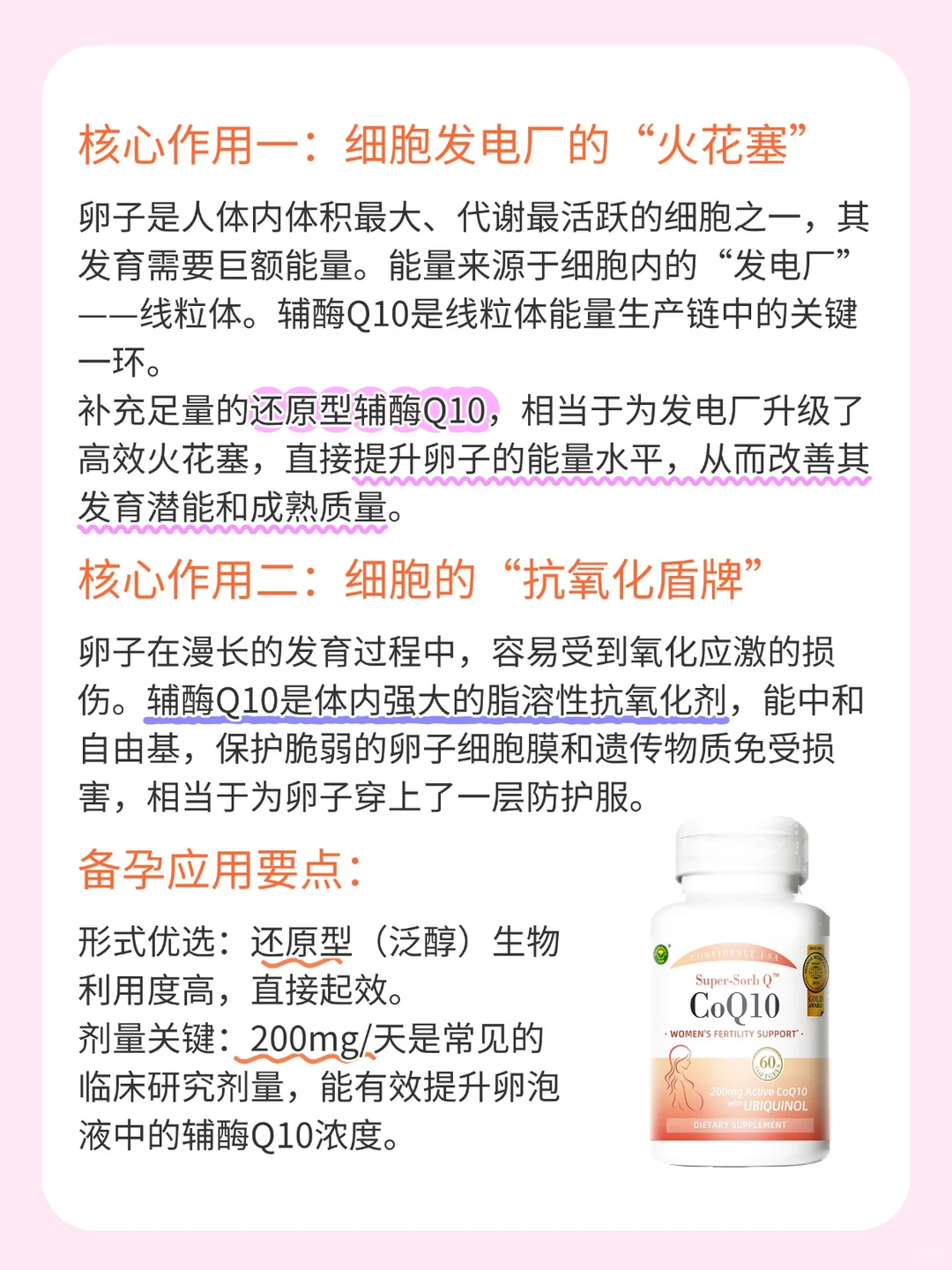 深度科普 | 为什么大白建议补充辅酶Q10？