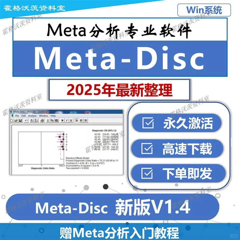 Meta-Disc/metadisc软件安装包1.4版✨