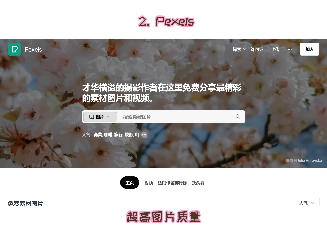 招投标达人都在用的7个图片网站，超实用！