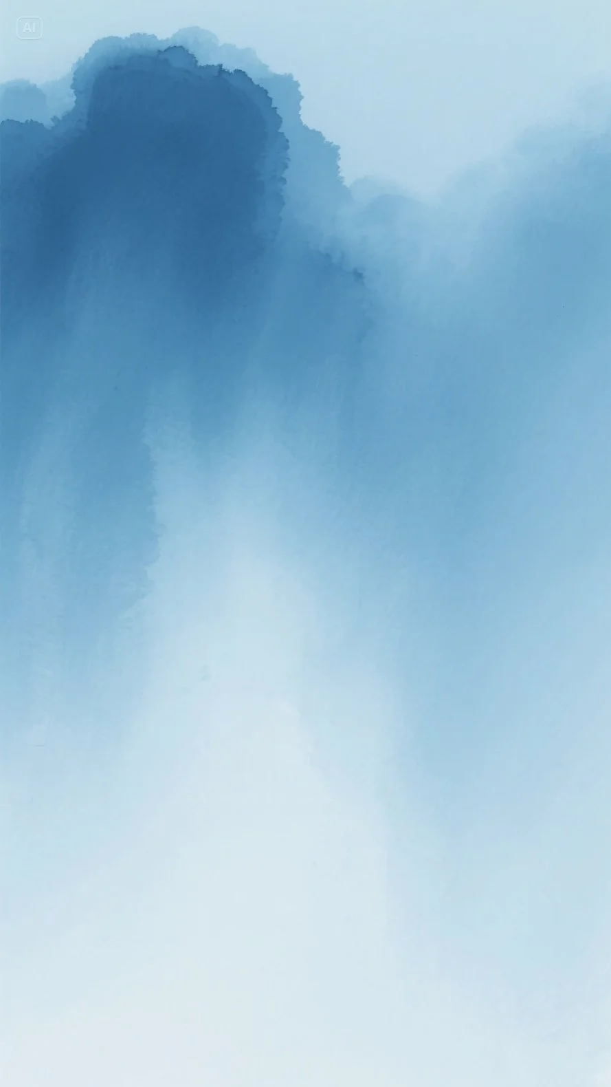 小清新背景图｜天青色等烟雨