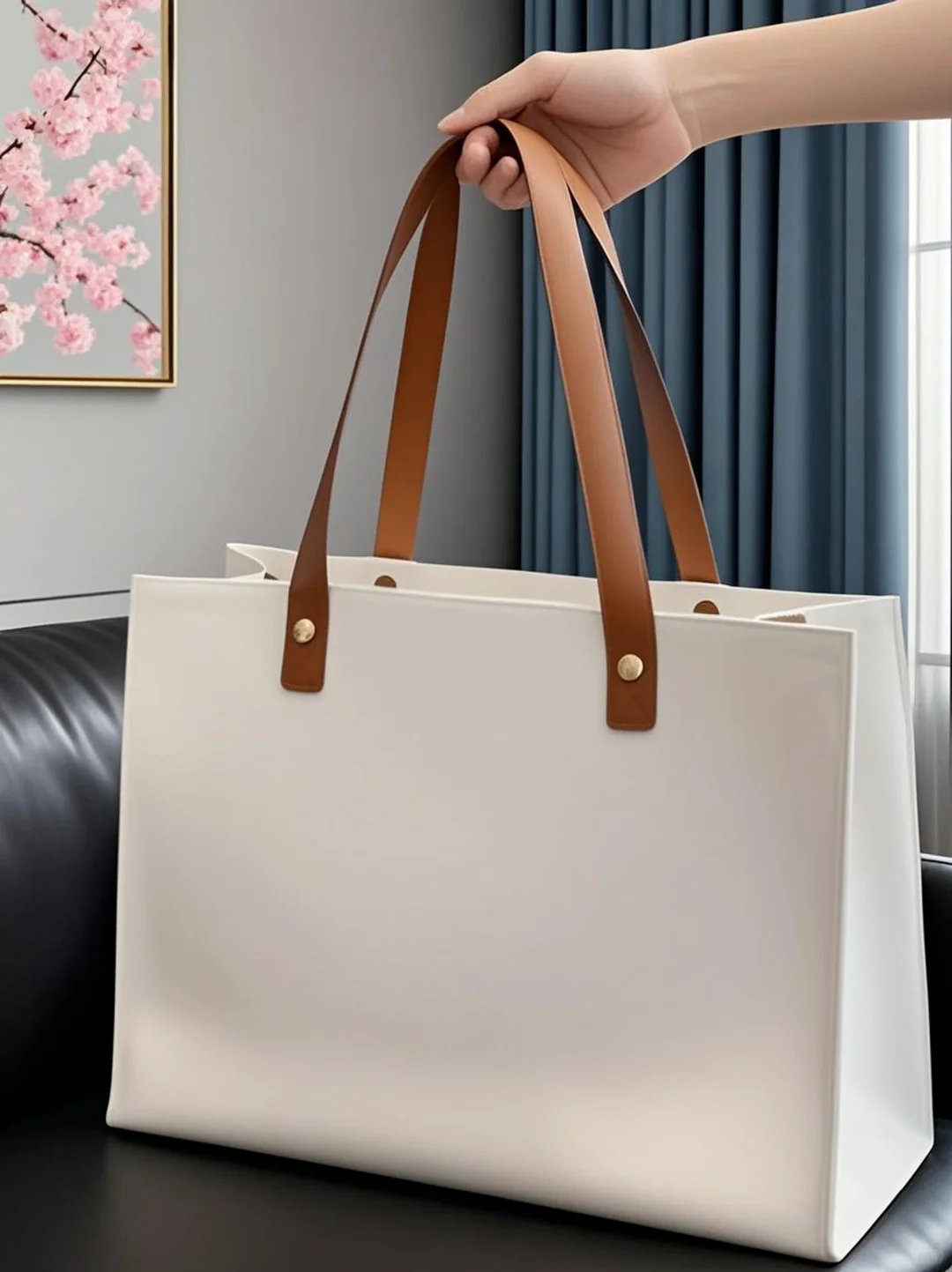 手提袋图文背景图素材