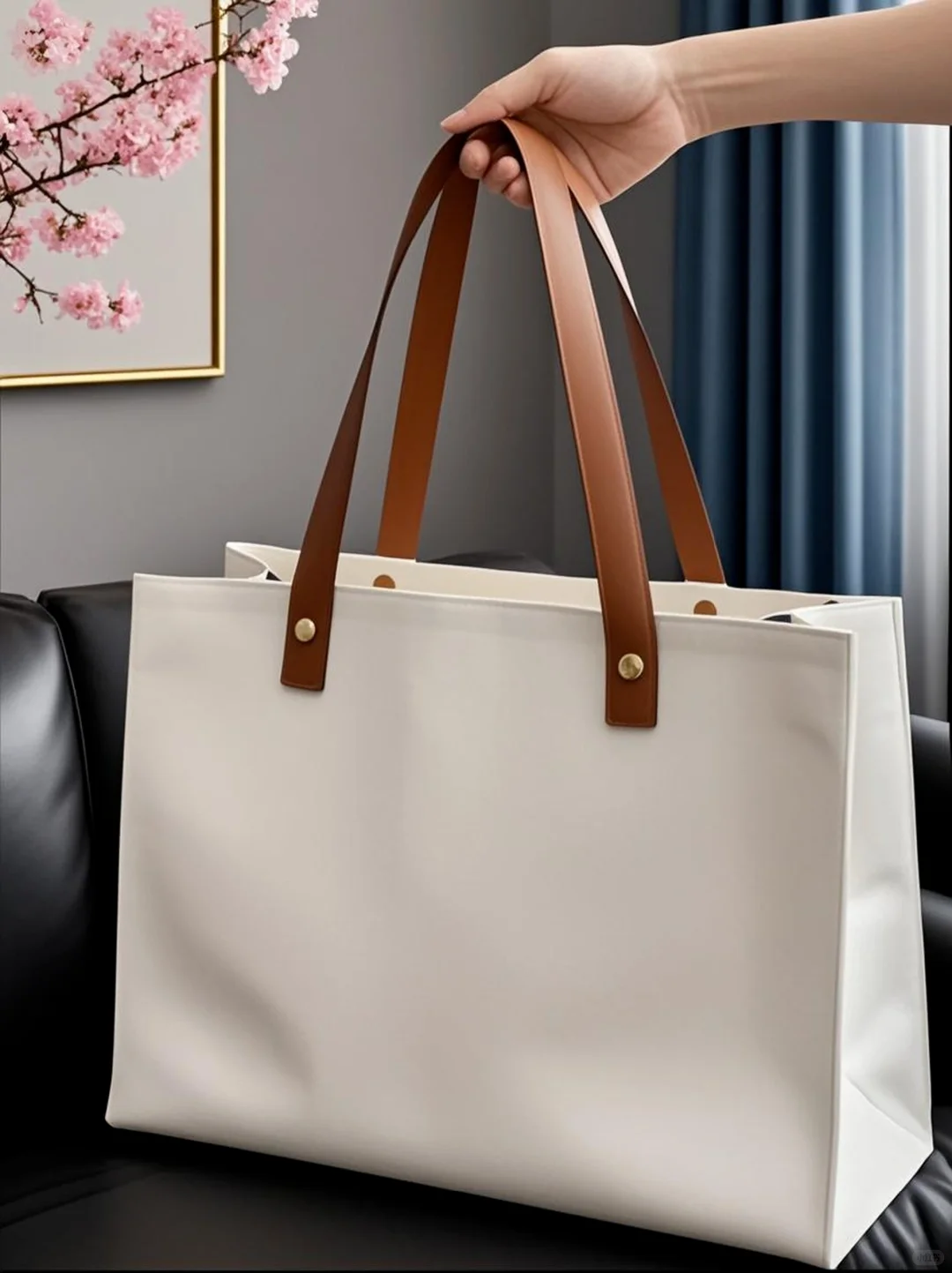 手提袋图文背景图素材