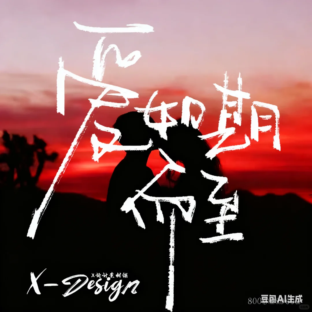 飘逸手写字，旅拍字幕婚礼视频超有范！