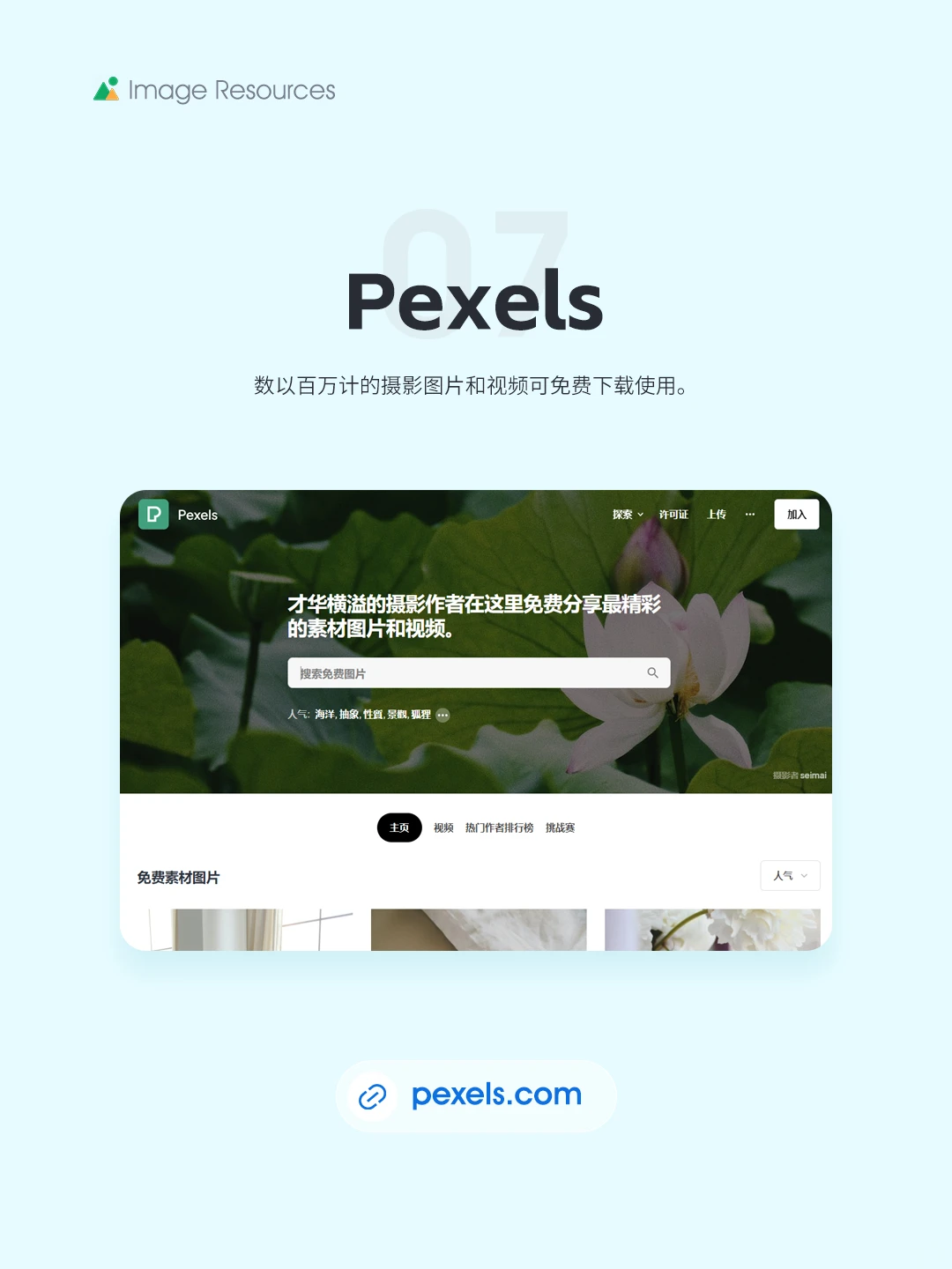 🌈设计师必备｜8个免费可商用图片下载网站