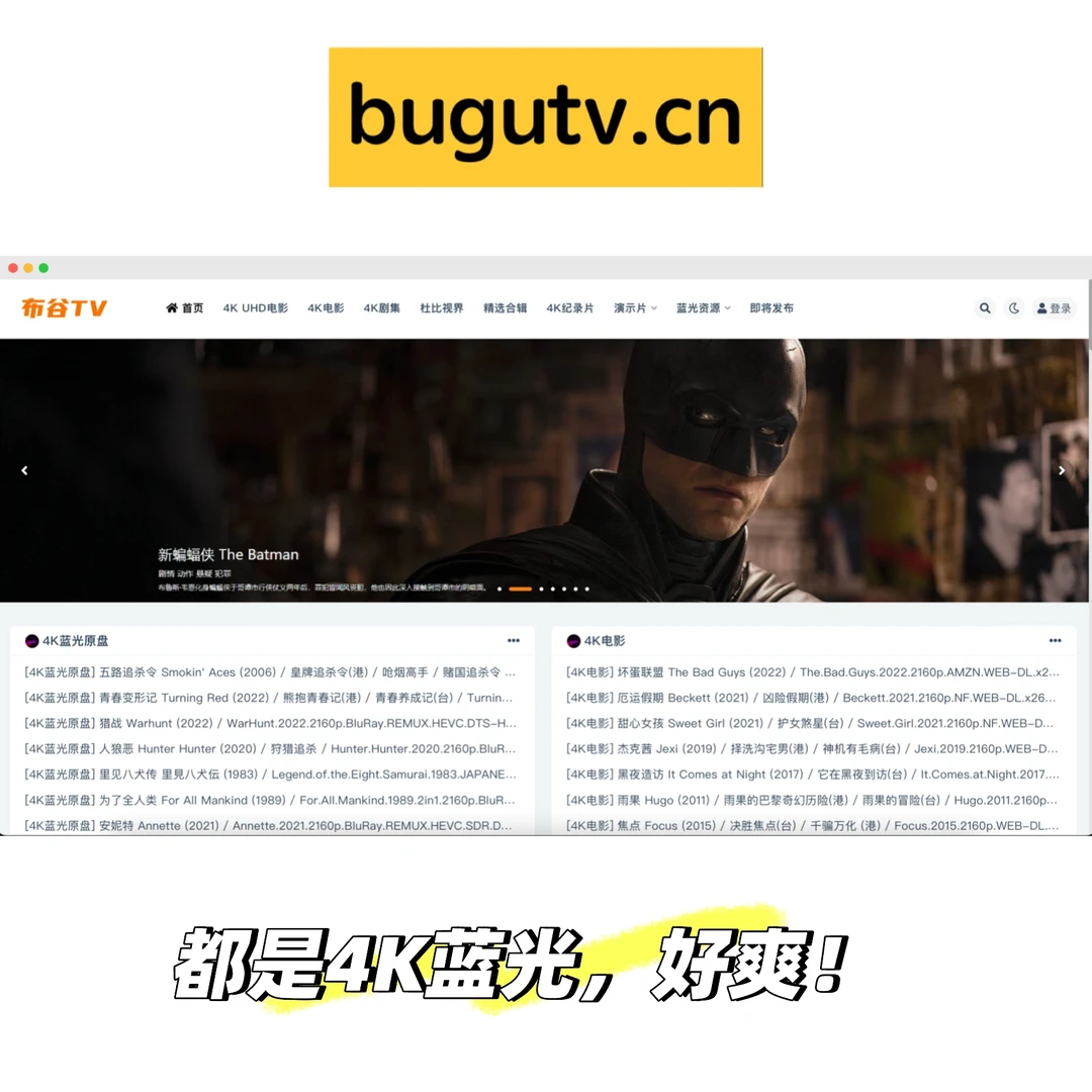 Re.5｜真正的4K影视下载站，吹爆！