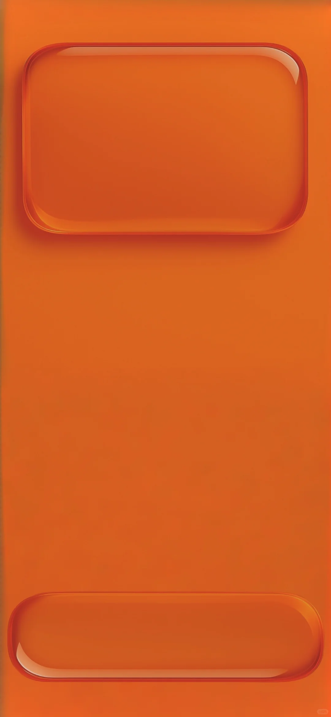 极简浮雕壁纸 · 芥末橙版本