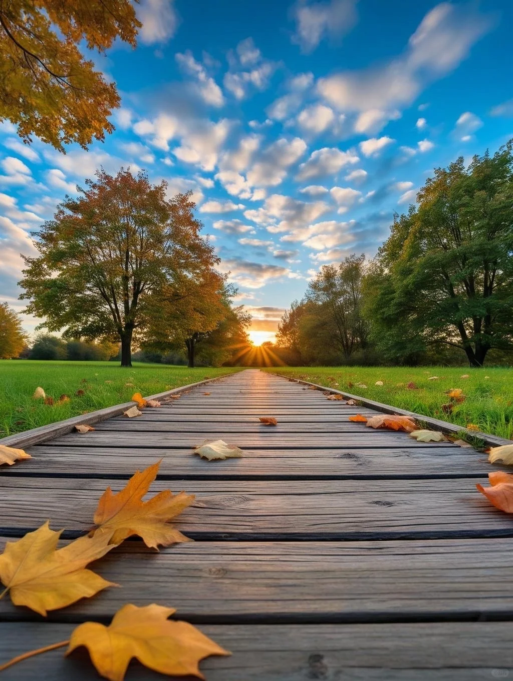 户外秋天的图文背景图超美的