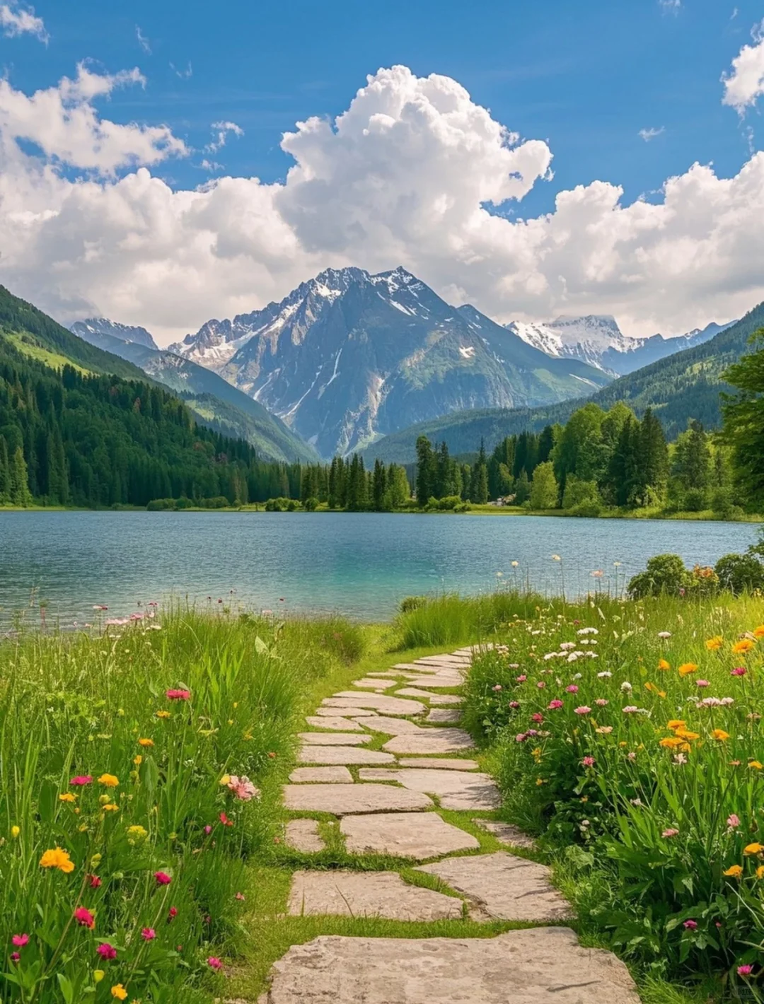 户外山水背景图