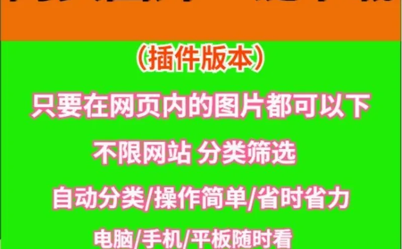 网页图详情视频片批量下载一键保存电商图片