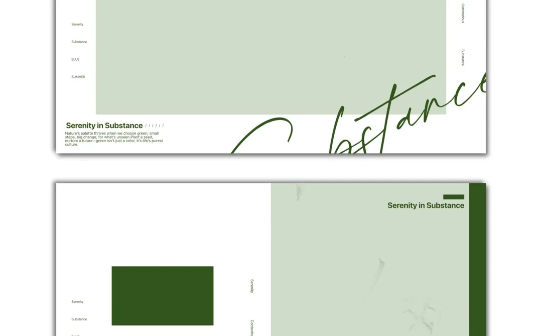无偿无属性明信片边框｜四色Serenity