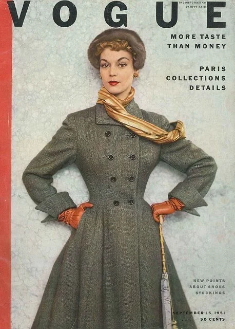 复古审美｜1950年代Vogue时装造型
