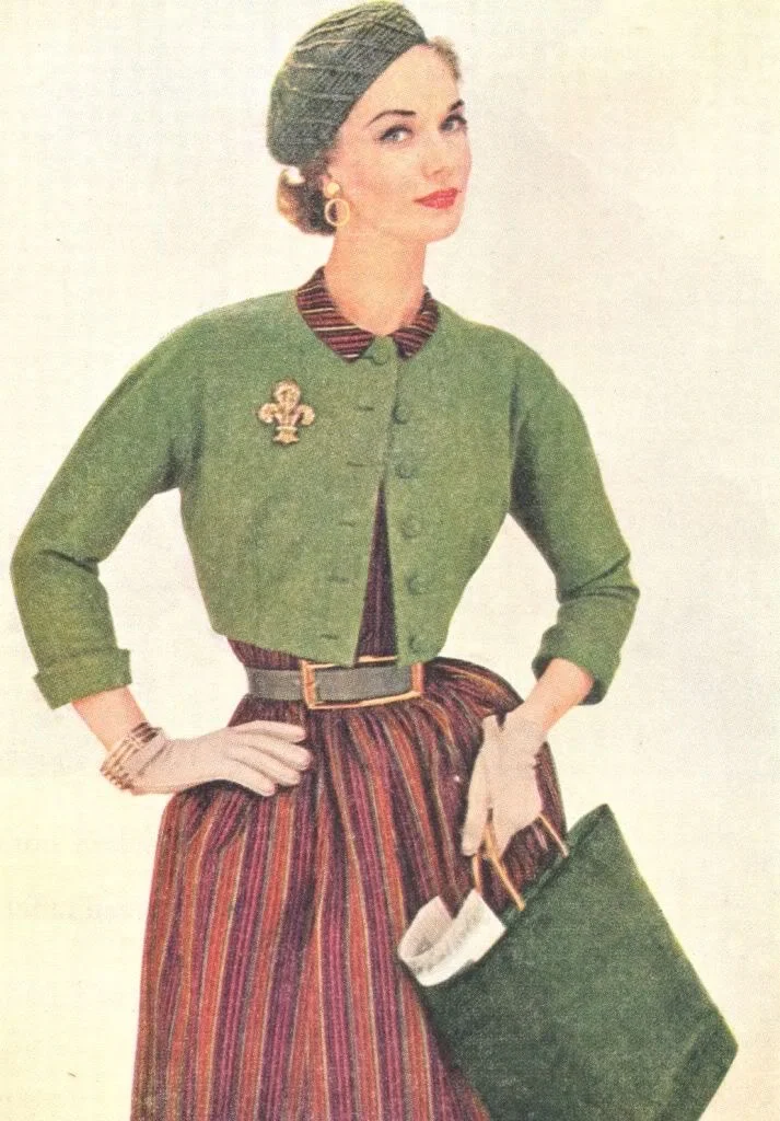 复古审美｜1950年代Vogue时装造型