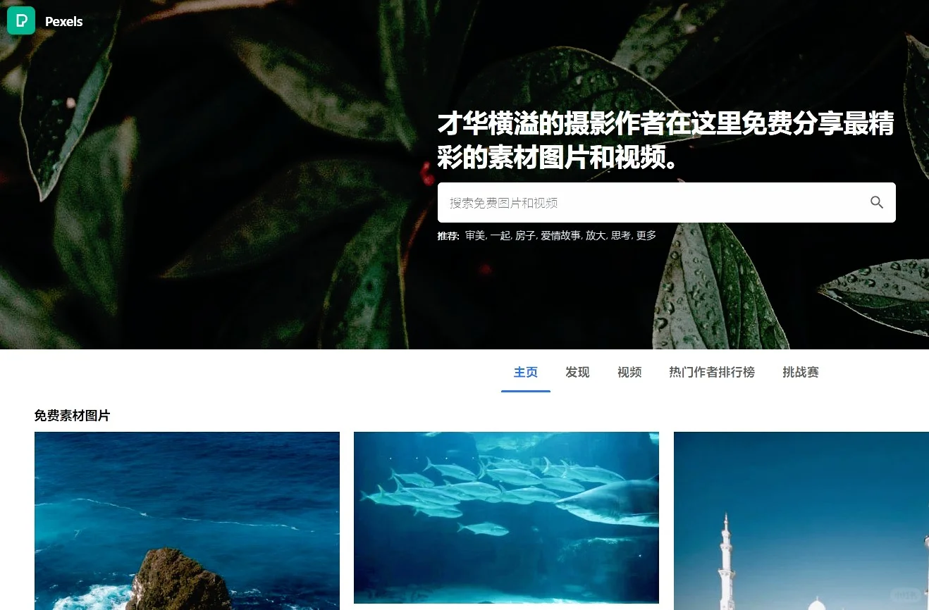 几个超好用的素材图片网站❗️分享给大家❗