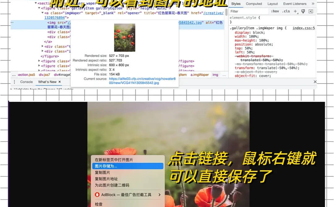 没有套路，大厂程序员教你白嫖网页图片！