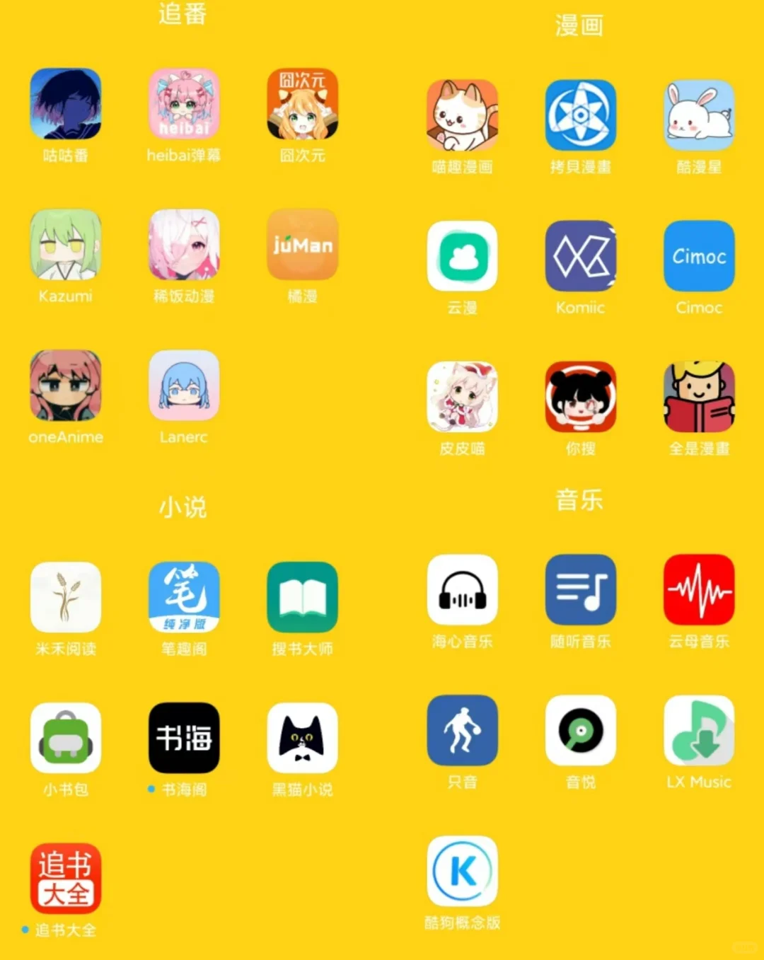 💔后悔现在才知道这些免费漫画小说软件