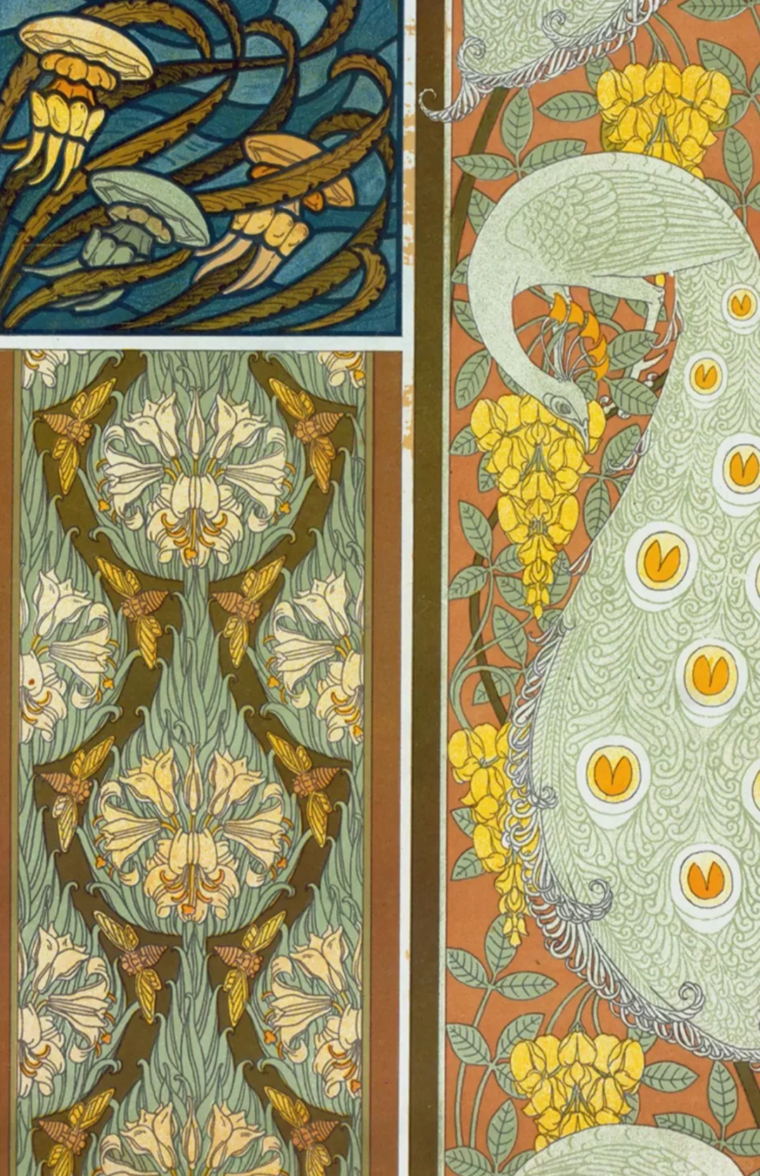 ✨法国新艺术风格纹样电子版图片素材灵感库