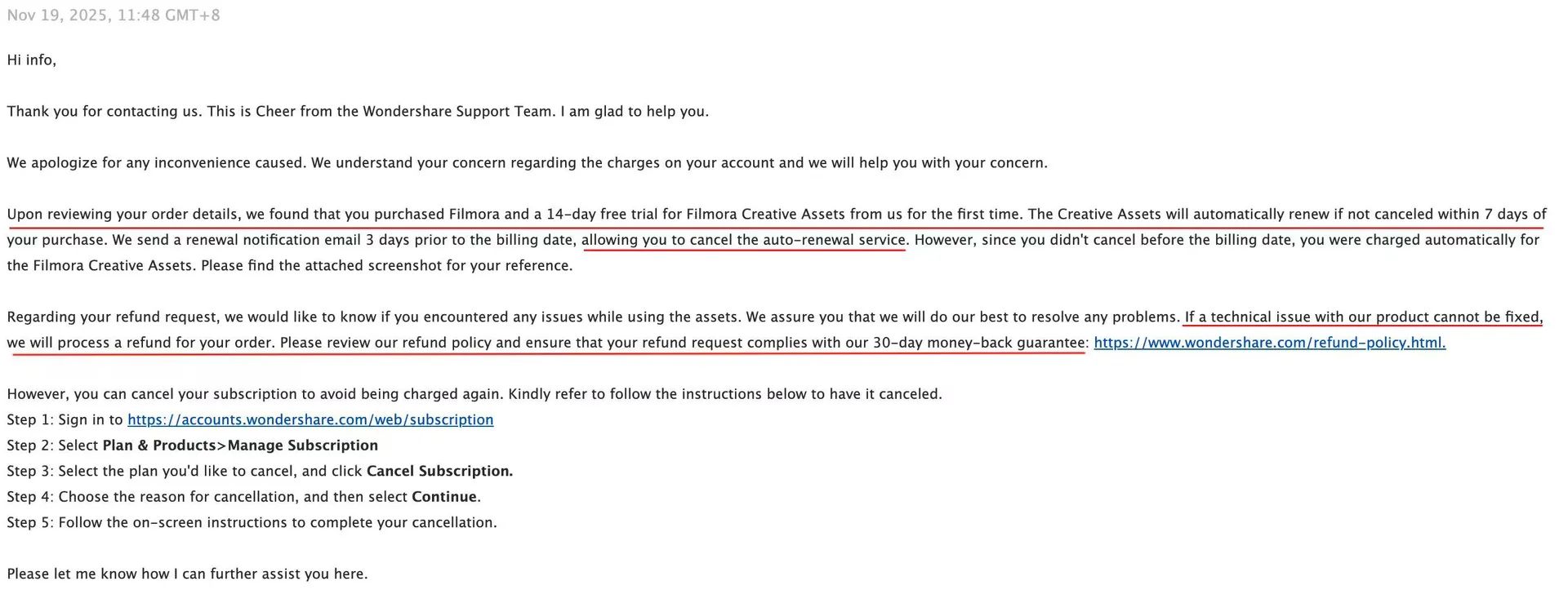 避坑Filmora视频编辑工具。不工作不退款！