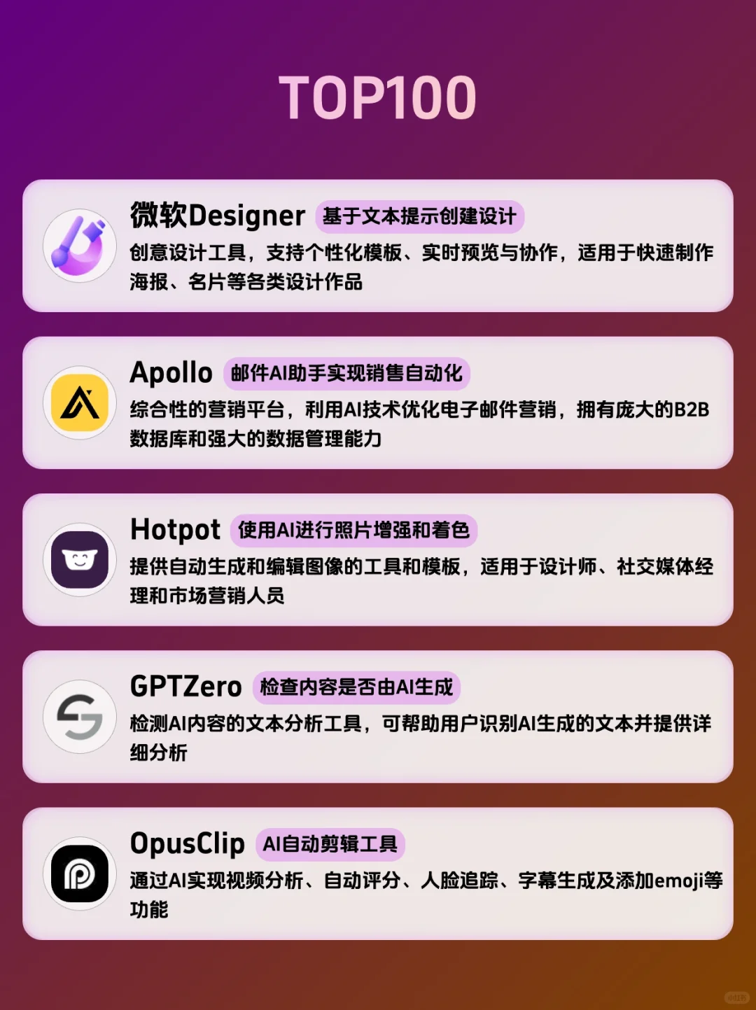 超实用的35个AI工具网站❗真的很强！