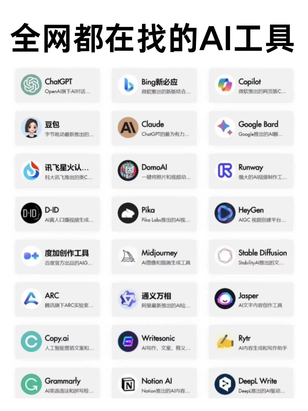 揭秘㊙️全网都在找的AI工具合集网站！