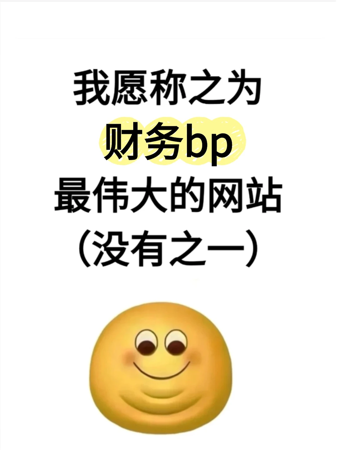 我愿称之为财务bp蕞伟大的网站没有之一