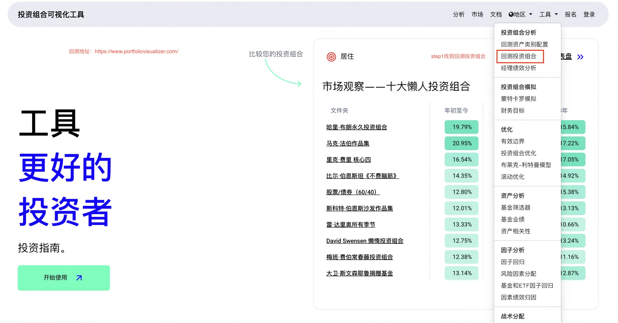 慢慢变富组合之回测工具指南（附实操）