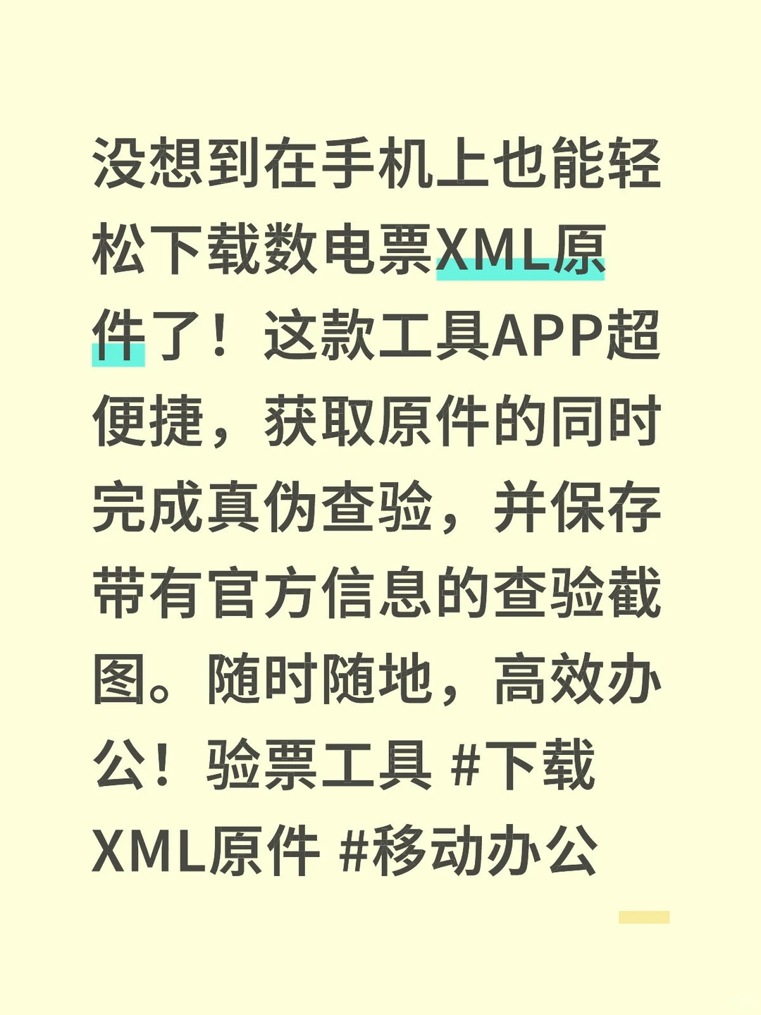 怎样快速轻松下载数电票XML原件？